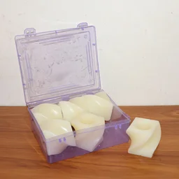 Square LED Flameless Candles – Set of 6 for Home Decor & Pooja