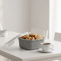 Square Stainless Steel Food Storage Container – 400ml Airtight
