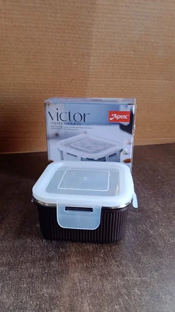 Square Stainless Steel Food Storage Container – 400ml Airtight