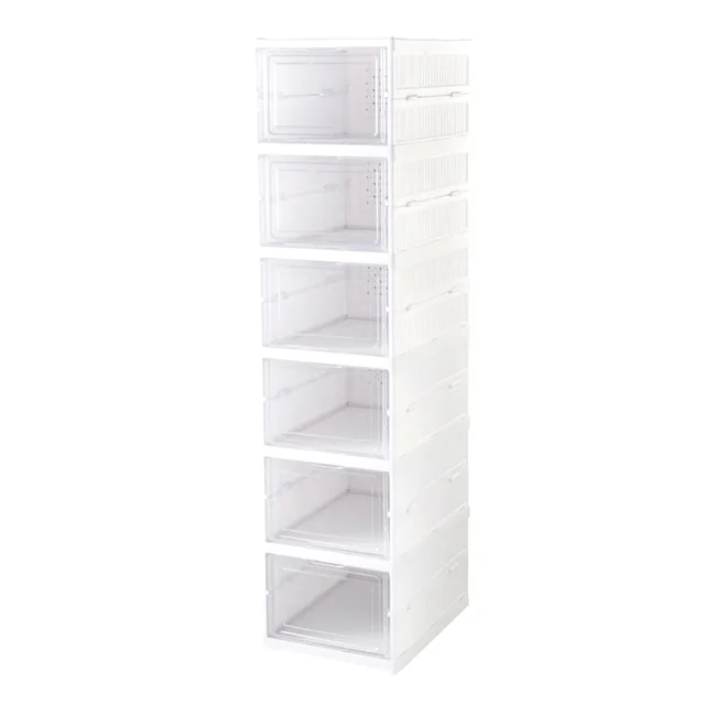 Stackable Storage Cart – 6-Layer Foldable Organizer | Organivo