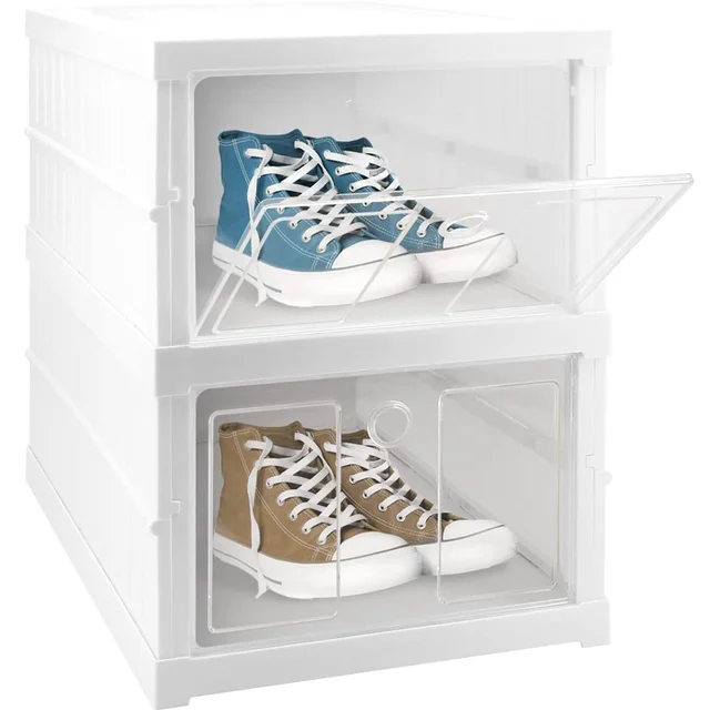 Stackable Storage Rack – Foldable Drawer Shelf | Organivo