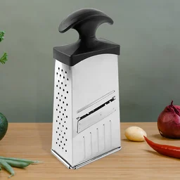 Stainless Steel 4-in-1 Grater & Slicer – Multipurpose Kitchen Tool