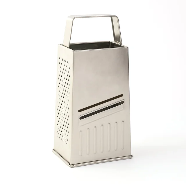 Stainless Steel 5-in-1 Grater and Slicer – Durable Kitchen Tool