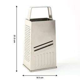 Stainless Steel 5-in-1 Grater and Slicer – Durable Kitchen Tool
