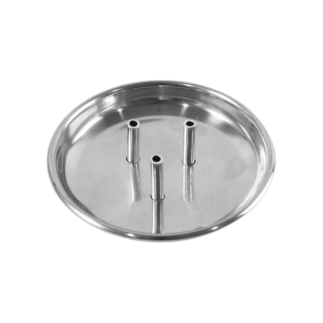 Stainless Steel Agarbatti Stand – Triple Stick Incense Holder