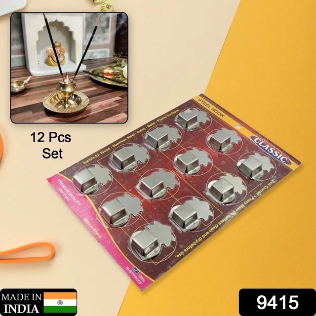 Stainless Steel Agarbatti Stand – Wall Mounted 12 Pack | Indo Glow