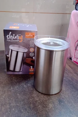 Stainless Steel Airtight Container – 1000 ML with Lid | Konvex