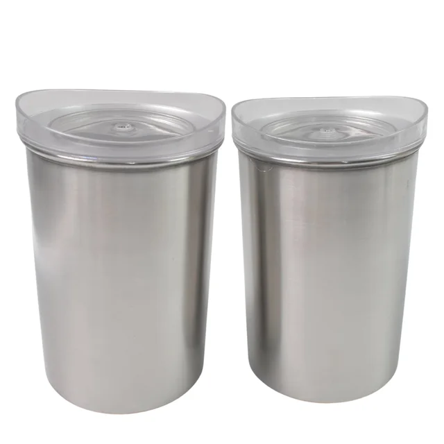 Stainless Steel Airtight Containers – 2 Pc Set (500ml Each) | Konvex