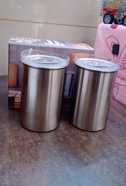 Stainless Steel Airtight Containers – 2 Pc Set (500ml Each) | Konvex