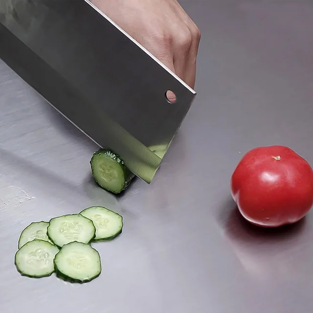 Stainless Steel Anti-Bacterial Chopping Board – Heavy-Duty & Hygienic
