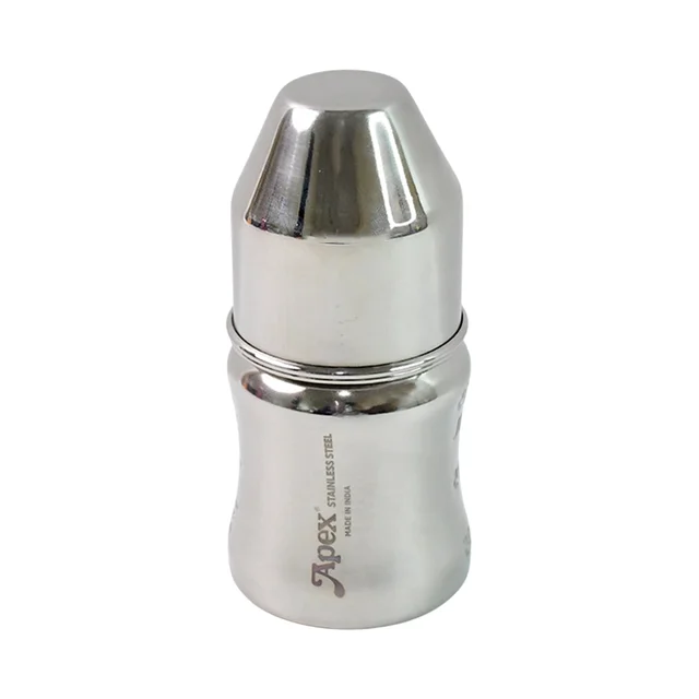Stainless Steel Baby Feeding Bottle – Safe & Leak-Proof 125 ML