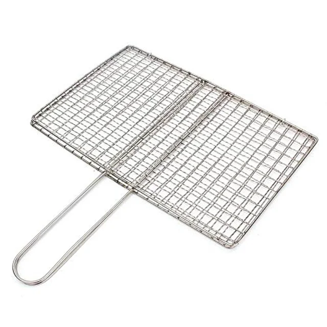 Stainless Steel BBQ Grill Mesh – Foldable & Durable for Outdoor Cooking