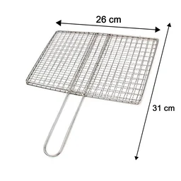Stainless Steel BBQ Grill Mesh – Foldable & Durable for Outdoor Cooking