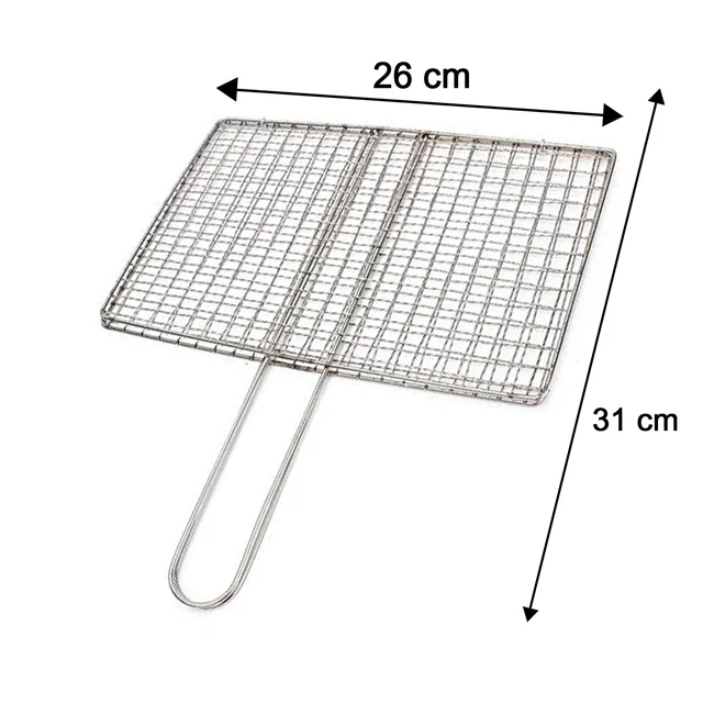 Stainless Steel BBQ Grill Mesh – Foldable & Durable for Outdoor Cooking