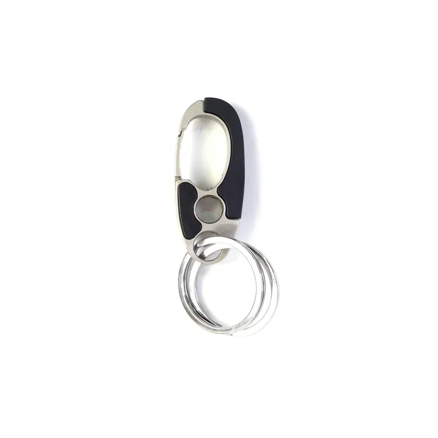 Stainless Steel Carabiner Keychain – Secure Lock & Compact Design