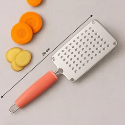 Stainless Steel Cheese & Vegetable Grater – Soft Grip Handle