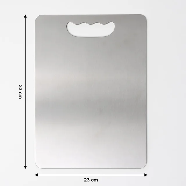 Stainless Steel Chopping Board – Durable 1.5mm Thick Cutting Surface