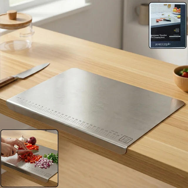 Stainless Steel Chopping Board – Hygienic & Durable for Kitchen