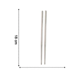 Stainless Steel Chopsticks – Premium Reusable Dining Set (2 Pc)