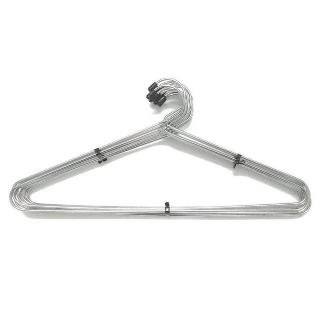Stainless Steel Cloth Hanger (Set of 12) – Durable & Non-Slip | FreshAura Homeware