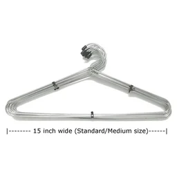 Stainless Steel Cloth Hanger (Set of 12) – Durable & Non-Slip | FreshAura Homeware