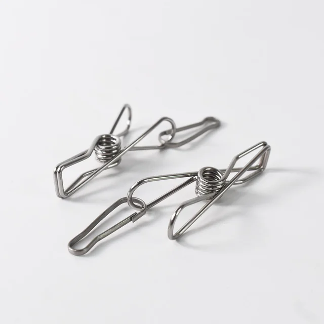 Stainless Steel Clothes Pegs – Durable Laundry Clips with Rope