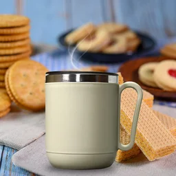 Stainless Steel Coffee Mug – 400ml Double Wall | Ganesh