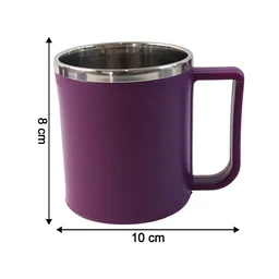 Stainless Steel Coffee Mug Set – Durable 200ML, 6 Pieces