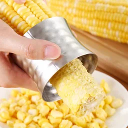 Stainless Steel Corn Cutter – Safe Kernel Remover | ChefAura