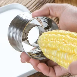 Stainless Steel Corn Cutter – Safe Kernel Remover | ChefAura