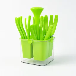 Stainless Steel Cutlery Set – Elegant 24-Piece with Holder