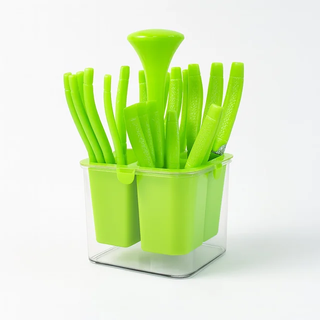 Stainless Steel Cutlery Set – Elegant 24-Piece with Holder