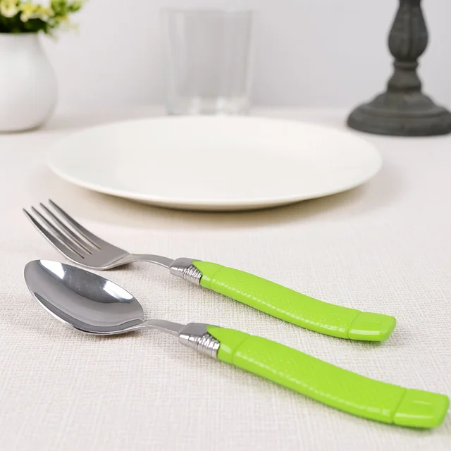 Stainless Steel Cutlery Set – Elegant 24-Piece with Holder
