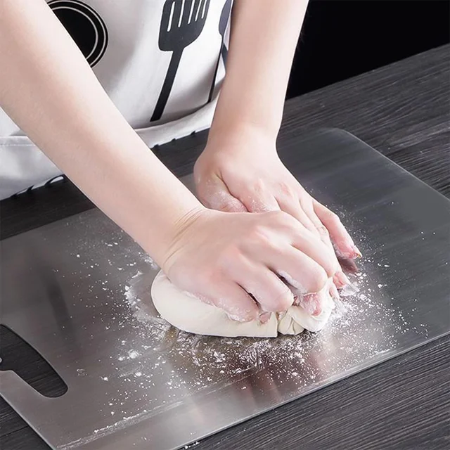 Stainless Steel Cutting Board – Durable & Hygienic 31x20 cm