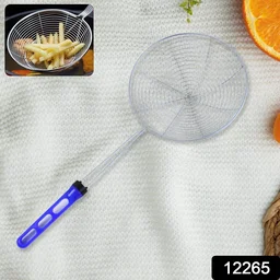 Stainless Steel Deep Fry Strainer – Large Size with Long Handle
