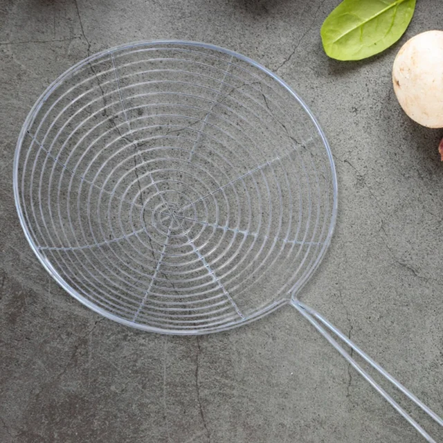 Stainless Steel Deep Fry Strainer – Large Size with Long Handle