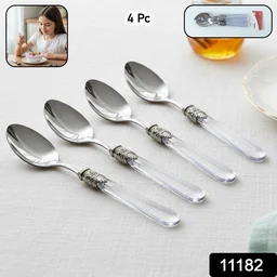 Stainless Steel Dessert Spoon – Elegant Multipurpose Cutlery for Home & Dining