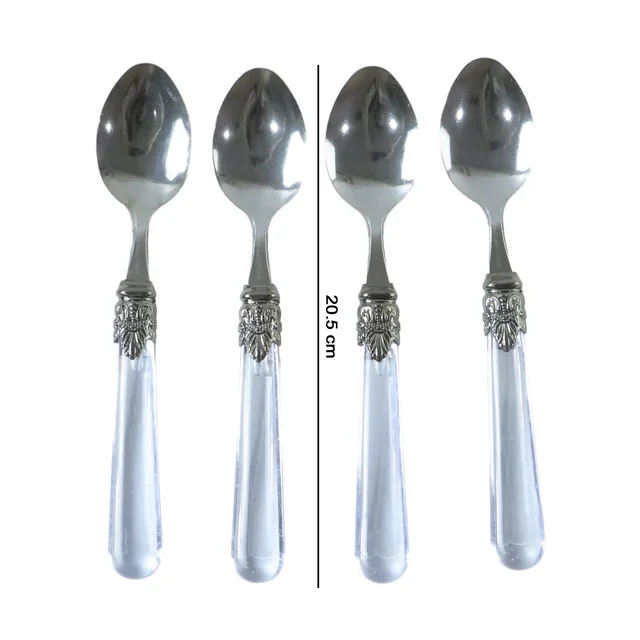 Stainless Steel Dessert Spoon – Elegant Multipurpose Cutlery for Home & Dining
