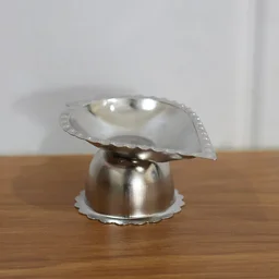 Stainless Steel Diamond Design Agarbatti & Diya Stand – Durable & Elegant