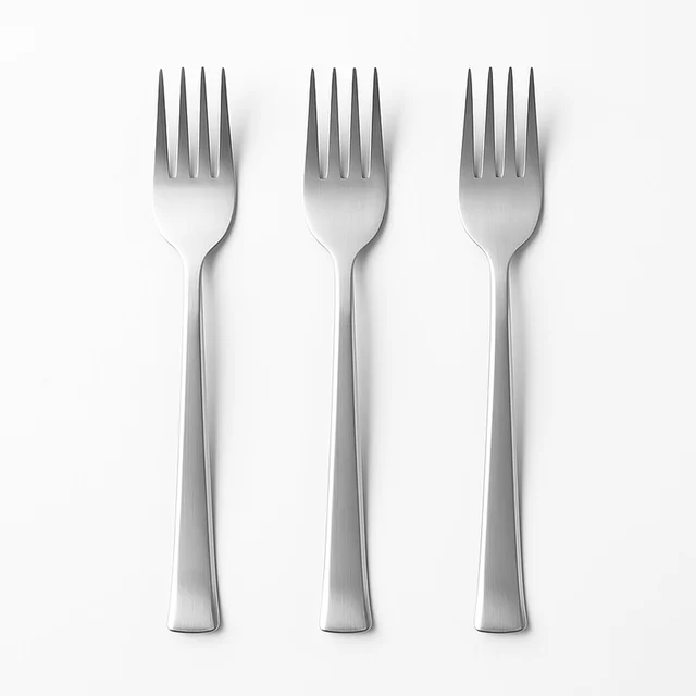 Stainless Steel Dinner Fork Set – 3 Pcs, Premium & Rust-Resistant