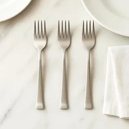 Stainless Steel Dinner Fork Set – 3 Pcs, Premium & Rust-Resistant