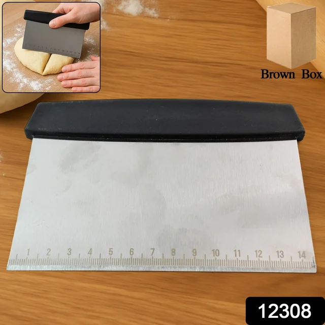 Stainless Steel Dough Scraper – Precision Baking Tool