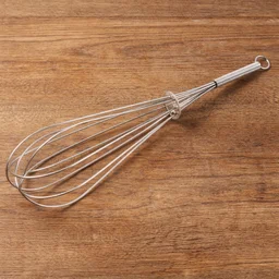 Stainless Steel Egg Beater Whisk – Manual Balloon Whisk for Baking
