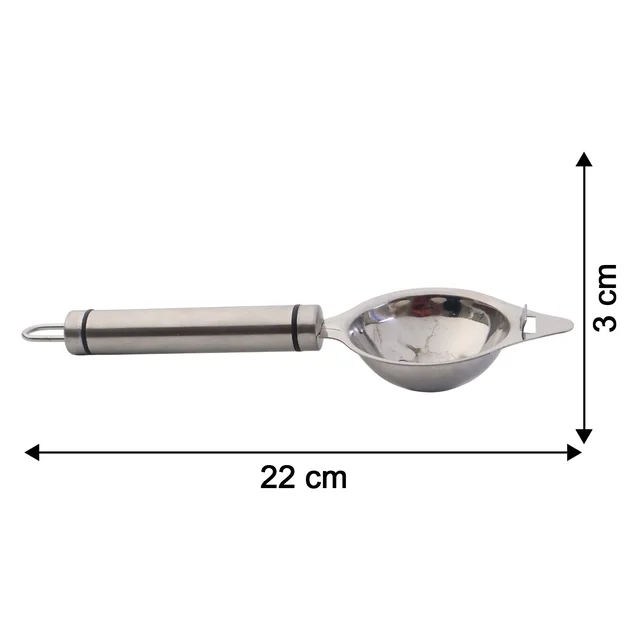 Stainless Steel Egg Separator – Durable Yolk & White Separator