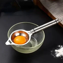 Stainless Steel Egg Separator – Durable Yolk & White Separator