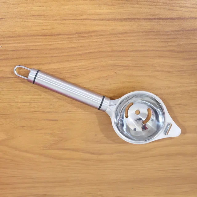 Stainless Steel Egg Separator – Durable Yolk & White Separator