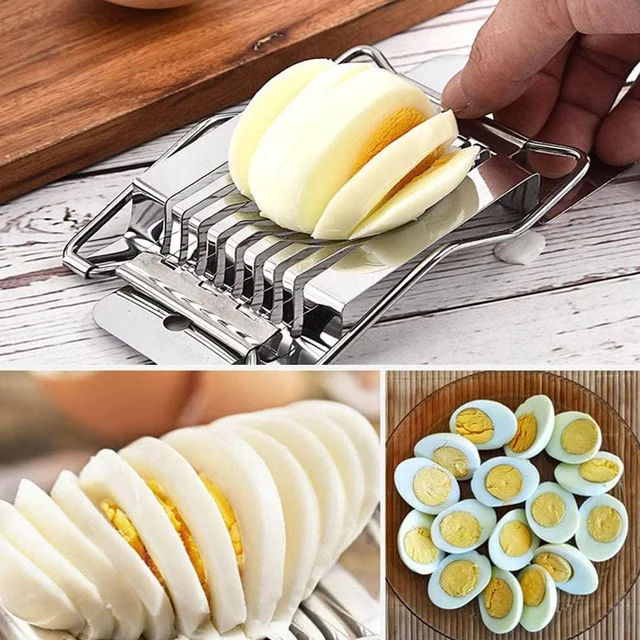 Stainless Steel Egg Slicer – Neat, Even Slices Every Time