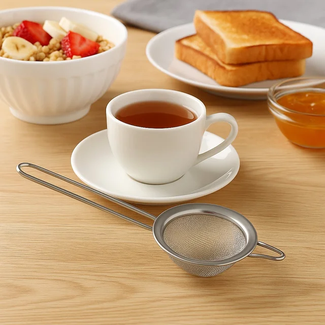 Stainless Steel Fine Mesh Strainer – Durable & Lightweight Design