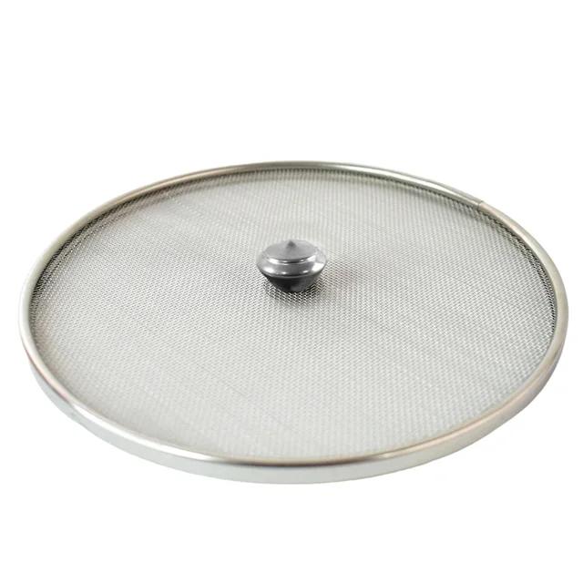 Stainless Steel Food Net Cover – 8 Inch Fine Mesh Splatter Guard
