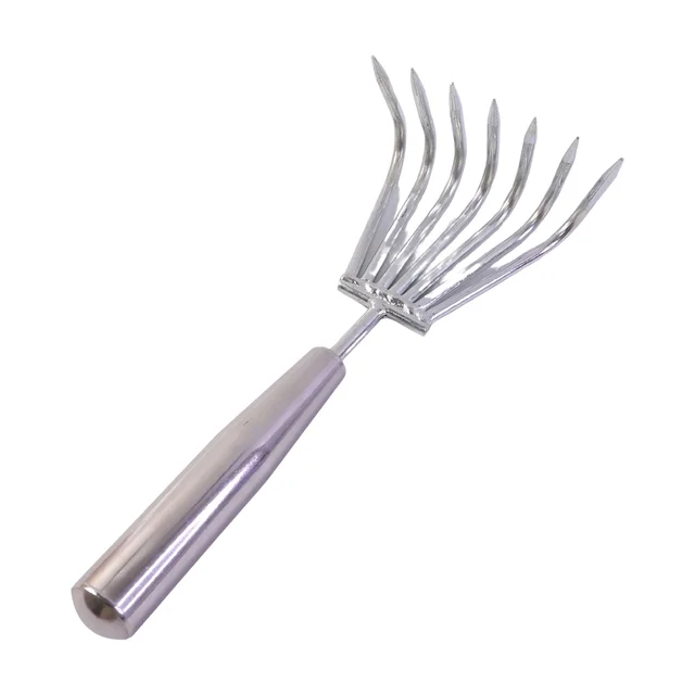 Stainless Steel Garden Rake – Durable & Rust-Resistant Tool for Easy Gardening